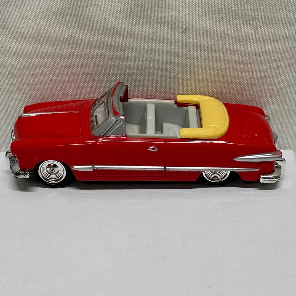 Vintage Maisto 1949 Ford Imperial Convertible Red 1/64 Dealer Sample Loose GUC